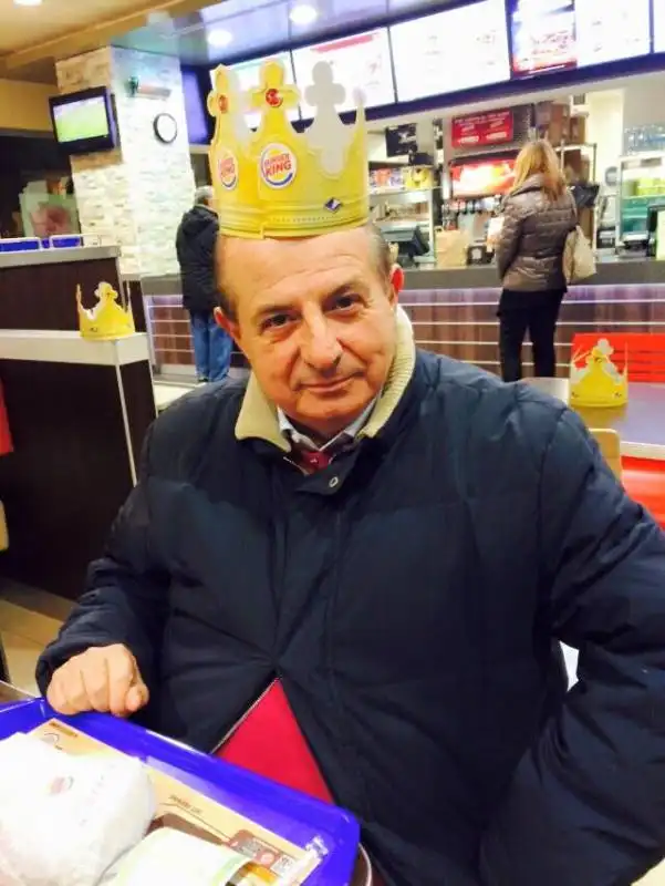 GIANCARLO MAGALLI AL FAST FOOD