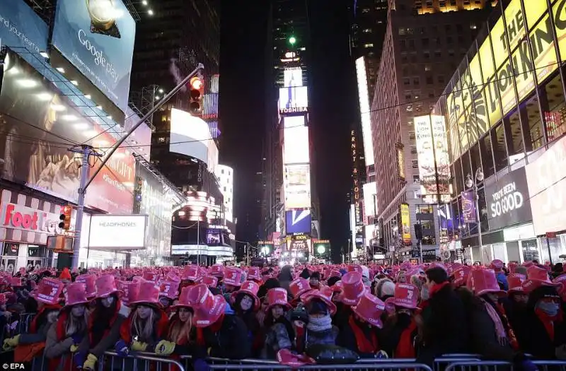 in prima fila a times square