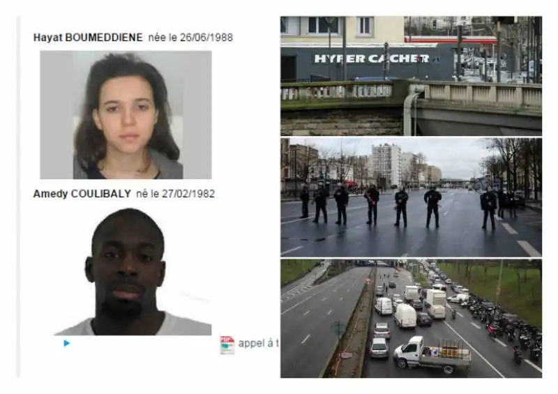 KILLER TERRORISTI PORTE DE VINCENNES