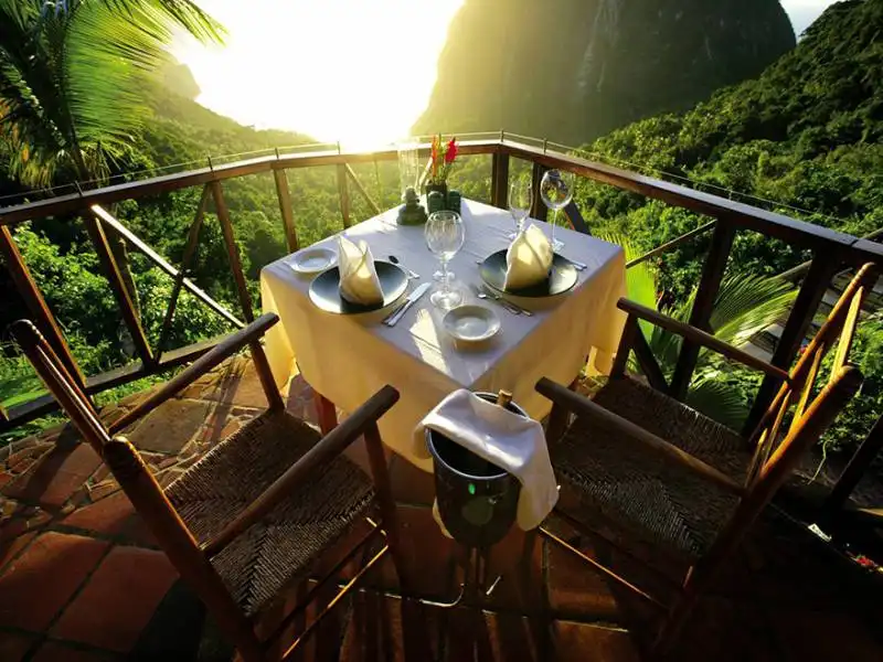 ladera resort, santa lucia