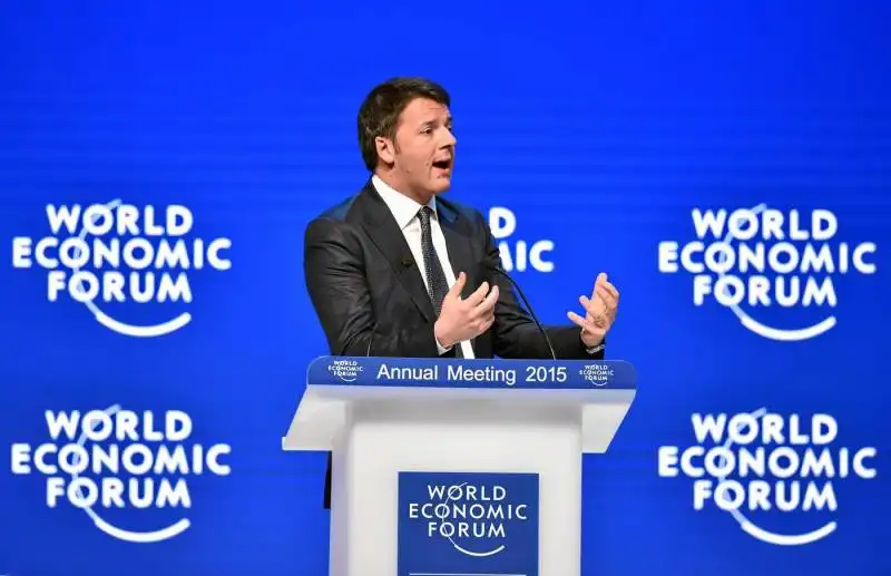 matteo renzi a davos 5