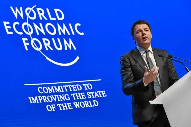 matteo renzi a davos 8