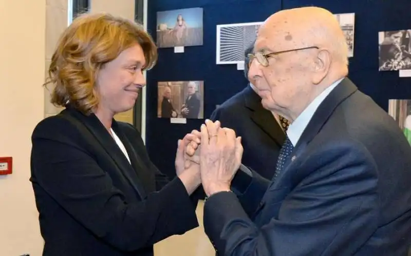 napolitano e carolina rosi foto ansa