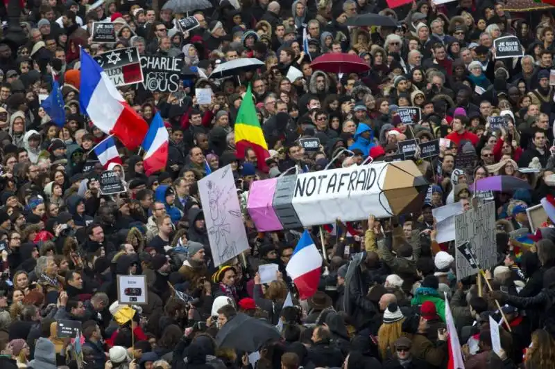 parigi   manifestazione per charlie hebdo e la liberta' di espressione  38