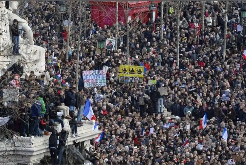 parigi   manifestazione per charlie hebdo e la liberta' di espressione  61