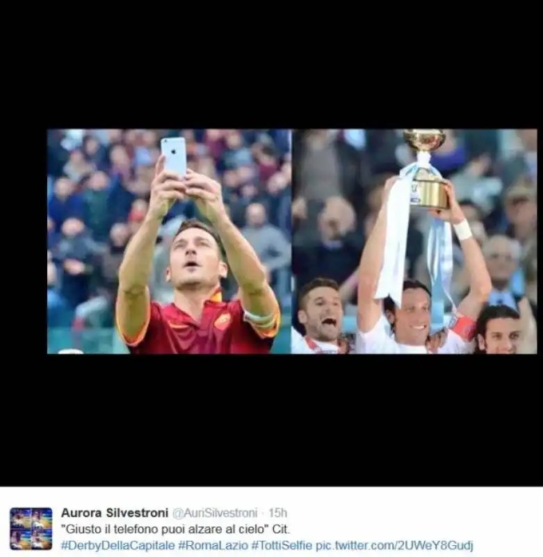 parodie totti selfie 13