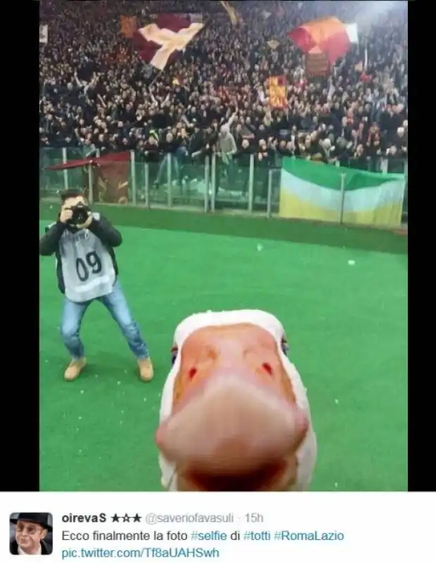 parodie totti selfie 17