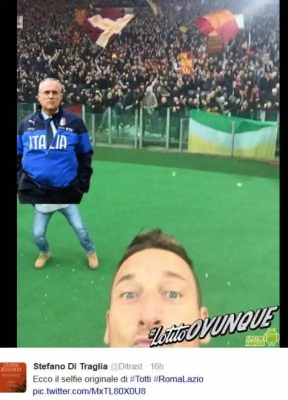 parodie totti selfie 18