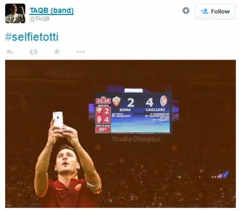 parodie totti selfie 21