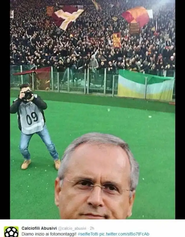 parodie totti selfie 37