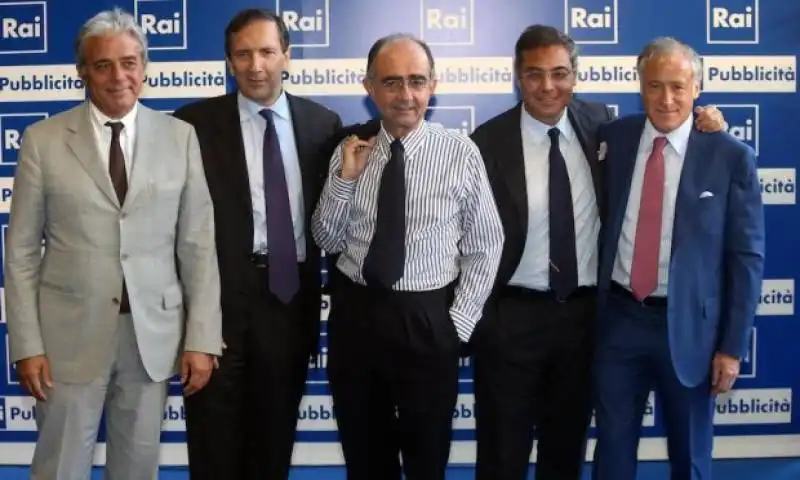 Rai Andrea Vianello Luigi Gubitosi Angelo Teodoli Giancarlo Leone 