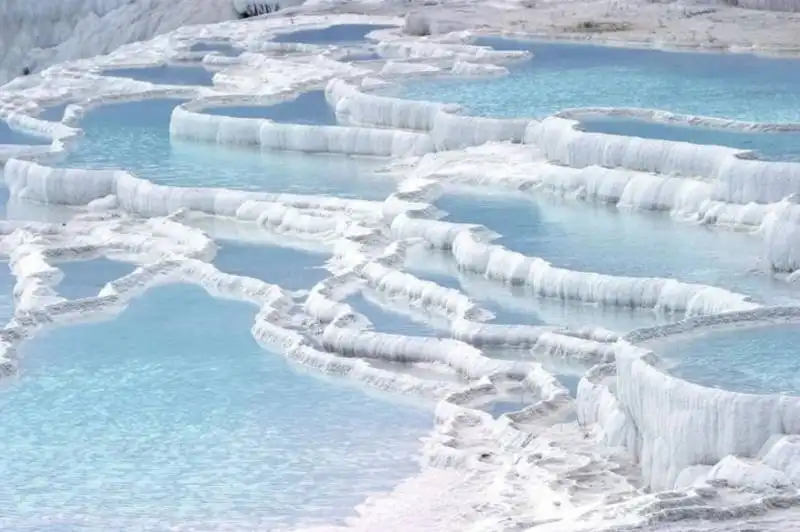 sorgenti termali di pamukkale, turchia