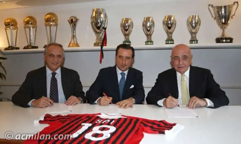 ADRIANO GALLIANI, FRANCESCO MANGIONE E MARCO BOGARELLI