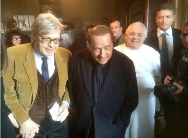 berlusconi ai 95 anni del padre di sgarbi 