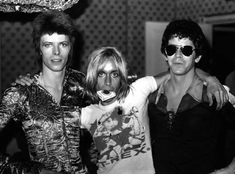 bowwie con iggy pop e lou reed