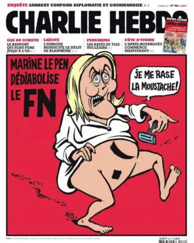 CHARLIE HEBDO MARINE LE PEN