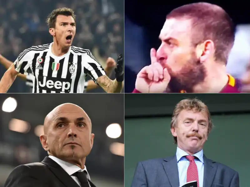 DE ROSSI MANDZUKIC SPALLETTI BONIEK