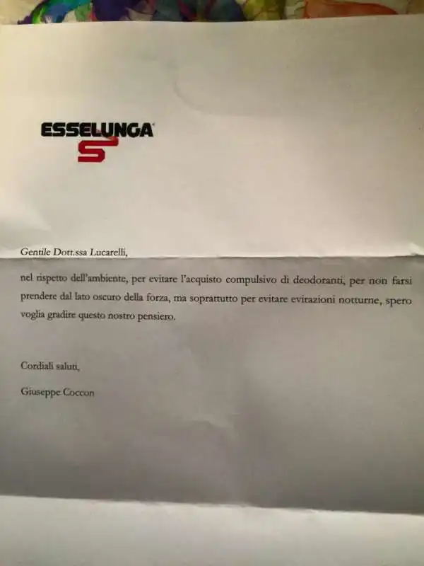 esselunga scrive a selvaggia lucarelli e le manda una quintalata di rollinz