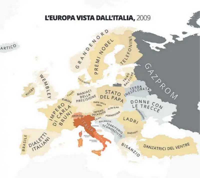 europa vista dall italia