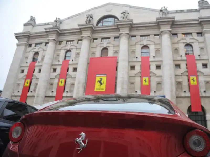 ferrari alla borsa di milano