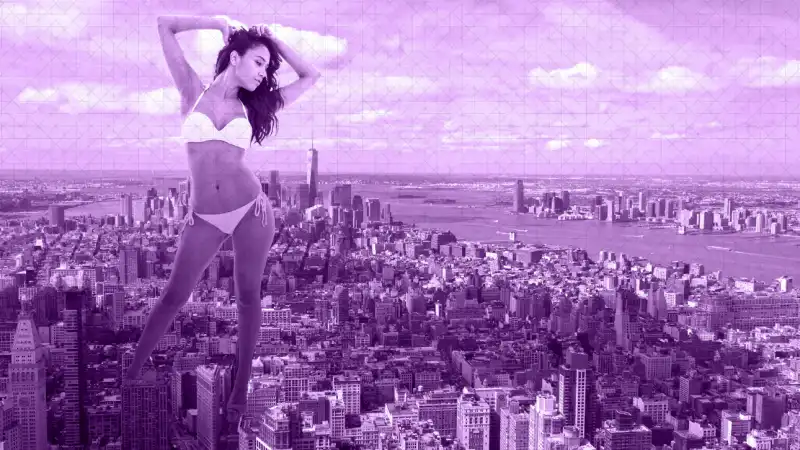 giantess al photoshop