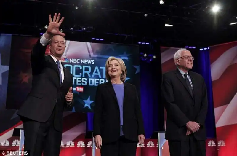 hillary clinton martin o malley bernie sanders