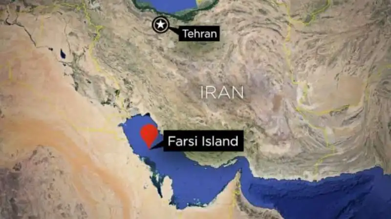 iran stati uniti golfo persico isole farsi