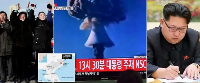 KIM SPARA LA BOMBA - NORD COREA