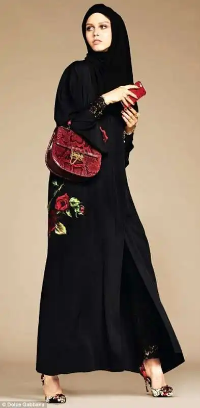 la moda araba di dolce e gabbana 