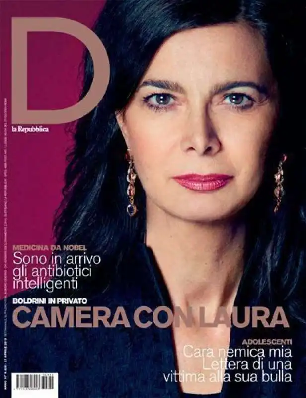 laura boldrini copertina d repubblica