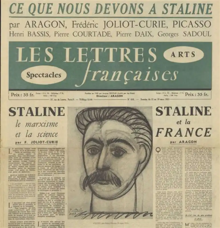 les lettres francaises   stalin