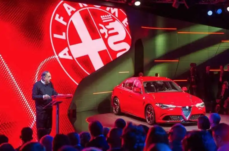 MARCHIONNE PRESENTA L ALFA GIULIA