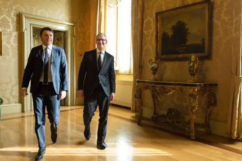 matteo renzi tim cook