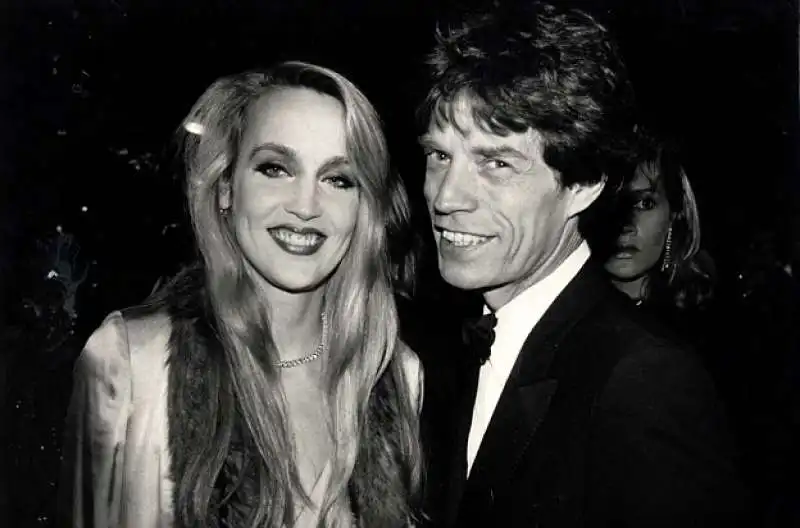 mick jagger e jerry hall  