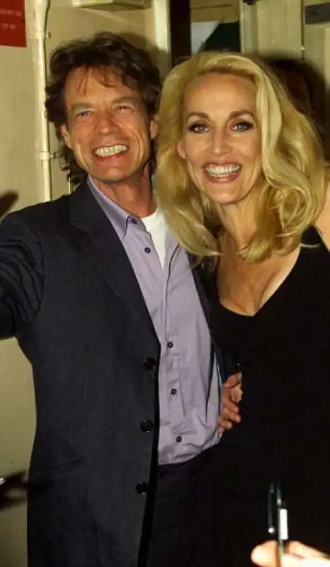 mick jagger e jerry hall