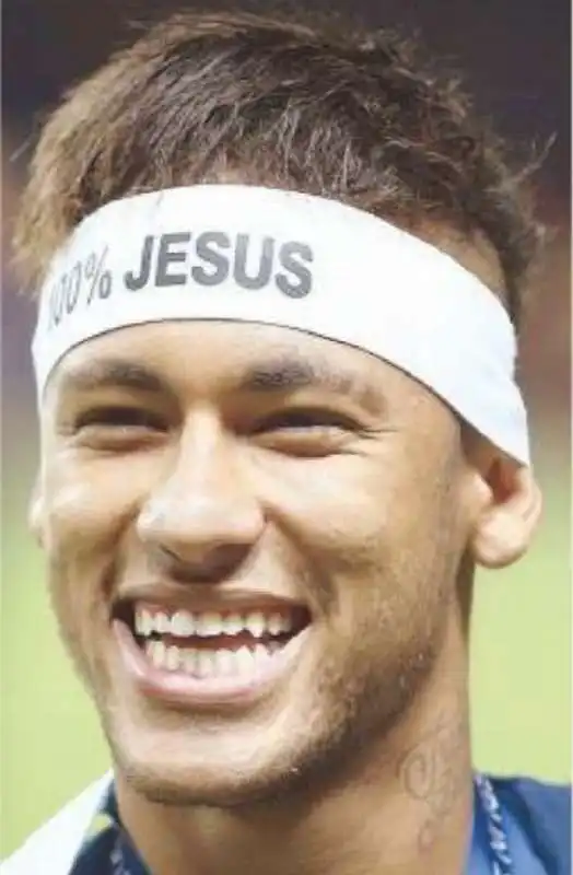 NEYMAR CON LA BANDANA SU GESU