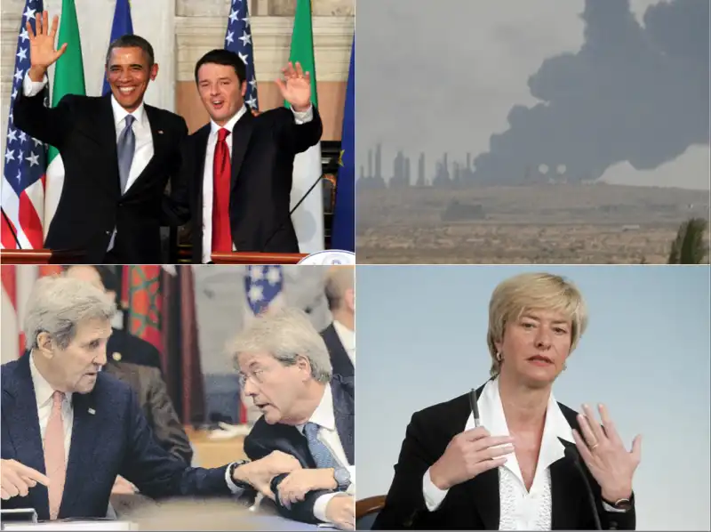 OBAMA RENZI KERRY GENTILONI