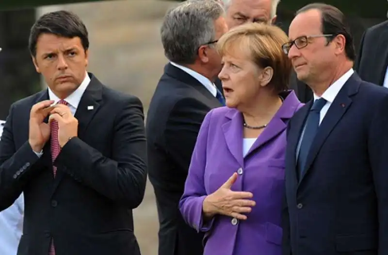 RENZI MERKEL HOLLANDE