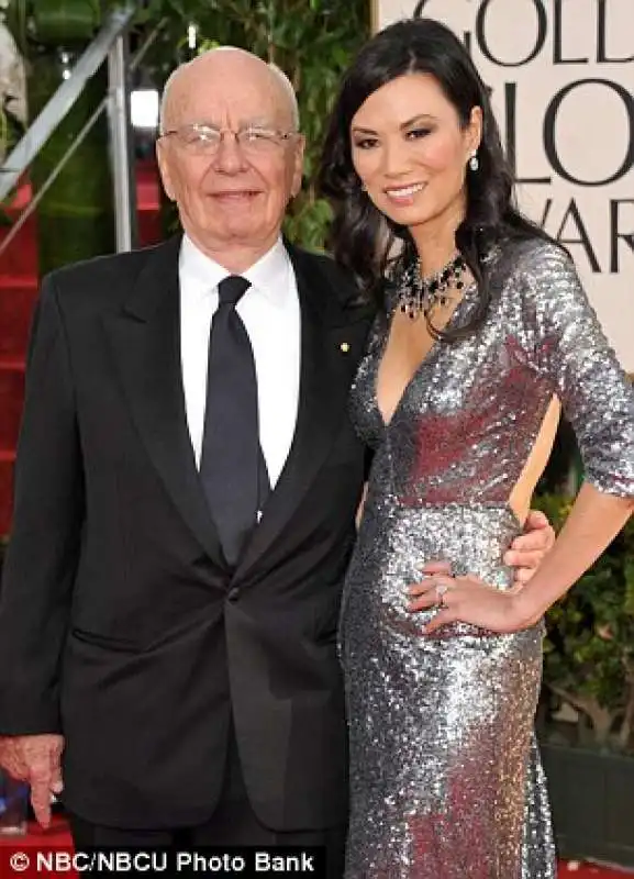 rupert murdoch e wendi deng