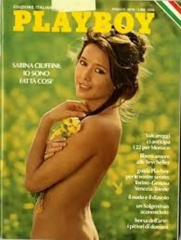 sabina ciuffini playboy