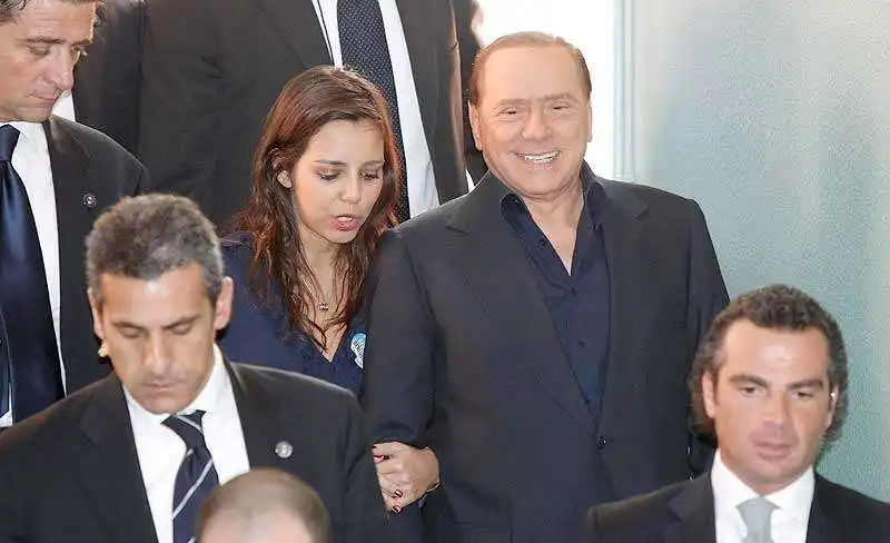 SARA GIUDICE E SILVIO BERLUSCONI