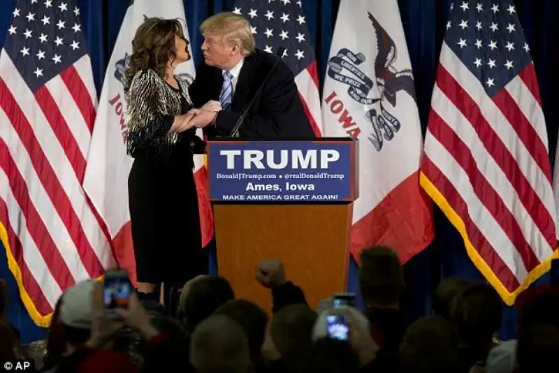 sarah palin   appoggia donald trump