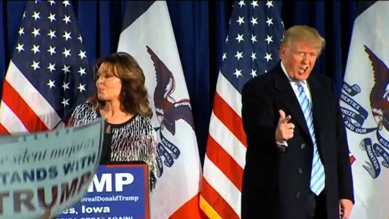 SARAH PALIN DONALD TRUMP