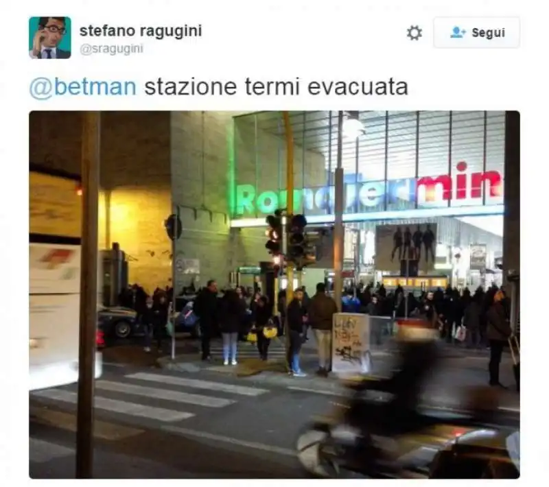 stazione termini evacuata  6