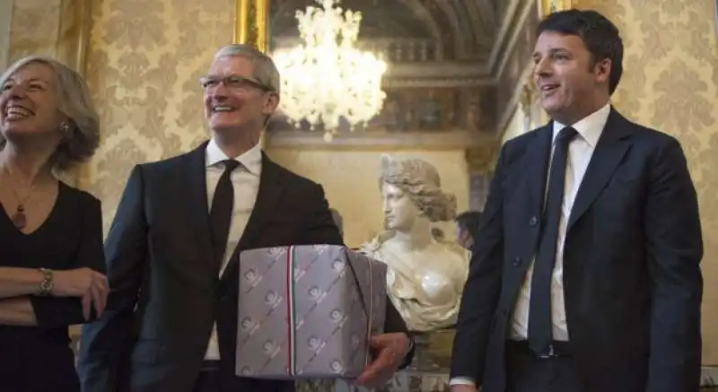 stefania giannini tim cook matteo renzi