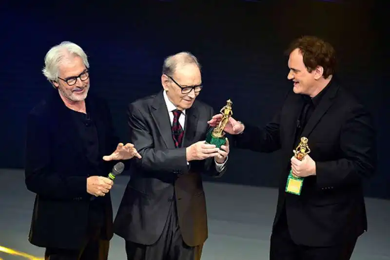 tullio solenghi ennio morricone quentin tarantino david di donatello