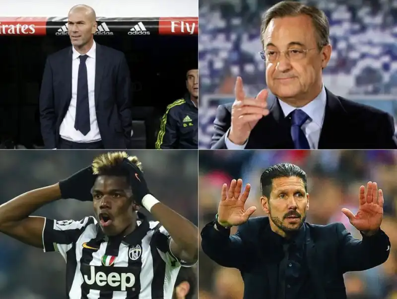 ZIDANE POGBA PEREZ SIMEONE