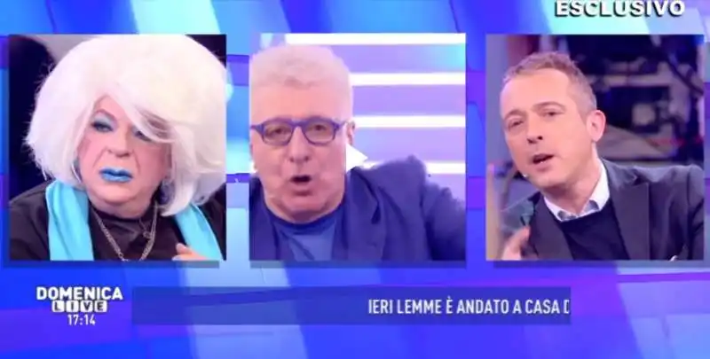 barbara d urso domenica live alberico lemme  3