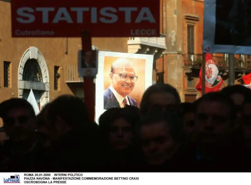 bettino craxi commemorazione 