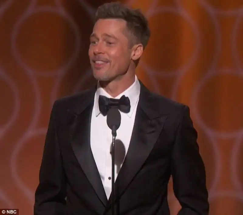 brad pitt ai golden globes